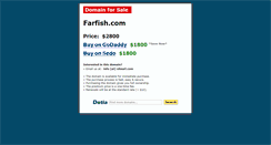Desktop Screenshot of farfish.com