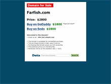 Tablet Screenshot of farfish.com